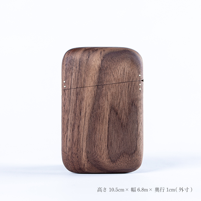 sekken ブラックウォルナット カードケース 木 木製 手触り 手仕事 ナチュラル シンプル おしゃれ 050011
