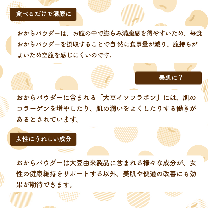 とけやすいおからパウダー150g×3個 おから ダイエット 食物繊維 やまみ 豆腐 大豆 広島県 三原市 117021