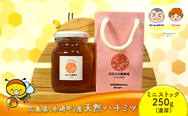 ハチミツ ミニストック 熟成 濃厚 (糸崎町産)(4) はちみつ 国産 天然蜂蜜