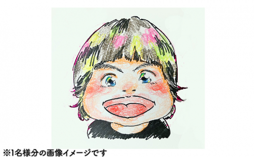 【風のアトリエ】《色紙》似顔絵 2名様分（手描き・色鉛筆） 絵画 インテリア 記念 200006