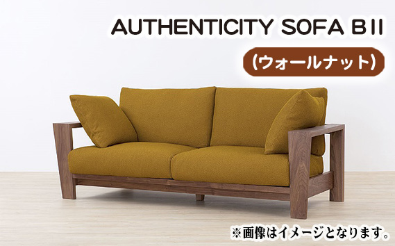 No.823-06 （ウォールナット）AUTHENTICITY SOFA B? PU（パープル）