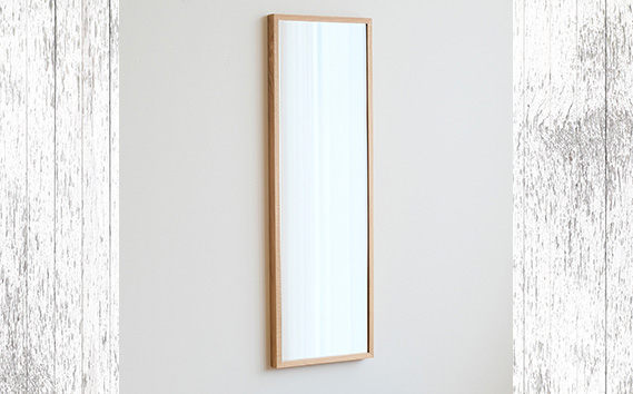 No.628-02 府中市の家具　Mirror SANO　42×126　オーク