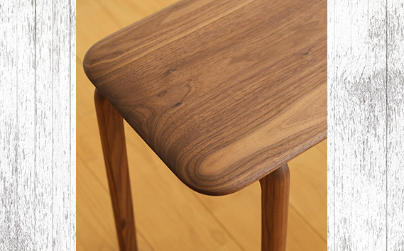 No.629-01 府中市の家具　LISCIO Bench 105　ウォールナット