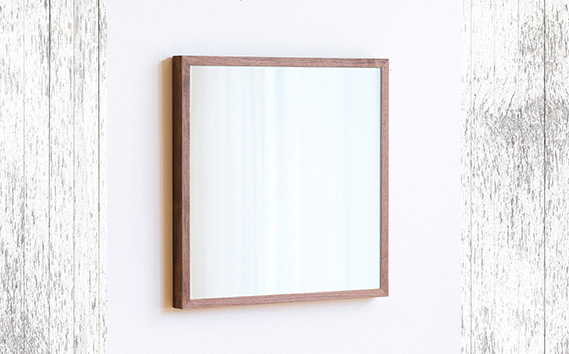 No.619-01 府中市の家具　Mirror SANO　56×56　ウォールナット