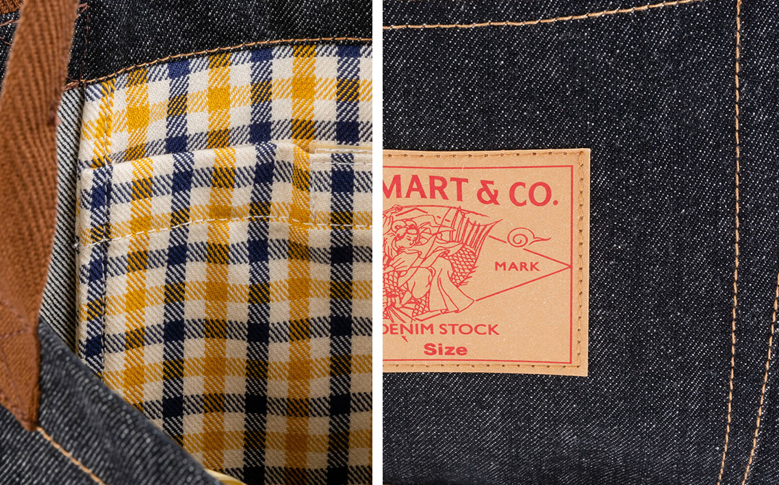 デニムトートバック（幅38cm×高さ42.5cm×厚さ6.5cm） No.027