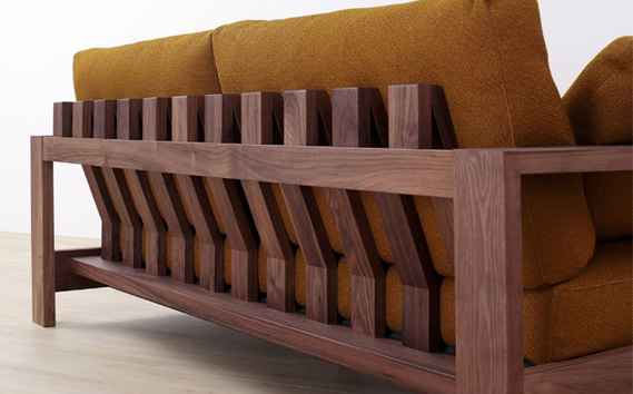 （レッドオーク）AUTHENTICITY SOFA B II BK（ブラック） No.825-12