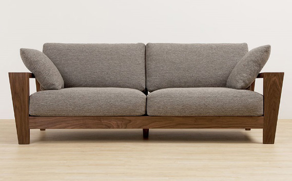 No.829-09 （ウォールナット）AUTHENTICITY SOFA E W（ホワイト）