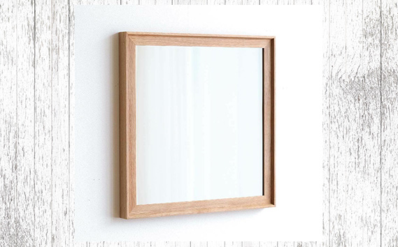 No.622-02 府中市の家具　Mirror VALLE　56×56　オーク