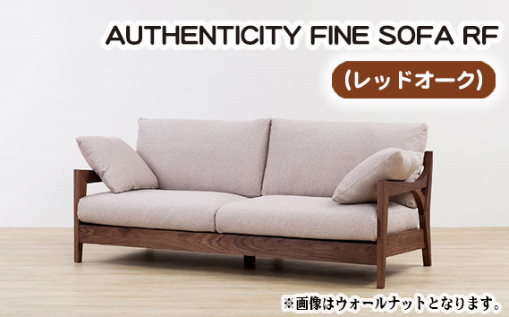 No.868-06 （レッドオーク）AUTHENTICITY FINE SOFA RF PU（パープル）