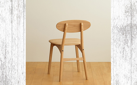 No.625-02 府中市の家具　LISCIO Side Chair　オーク