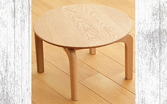 No.620 府中市の家具　LISCIO CircleLowTable 42　オーク