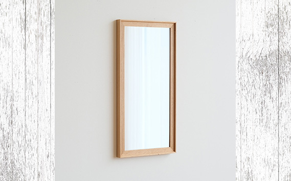 No.621-02 府中市の家具　Mirror VALLE　42×84　オーク