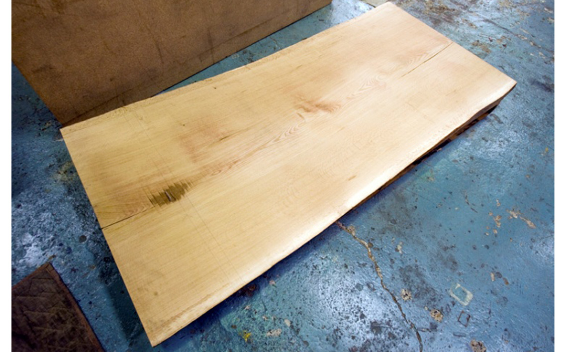 水楢1枚板 テーブル 府中家具 土井木工 No.1194