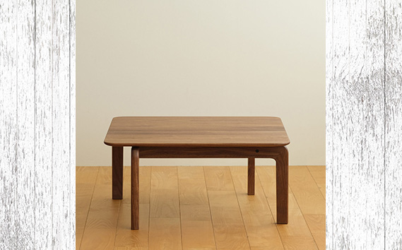 No.642 府中市の家具　LISCIO LowTable 70×70　ウォールナット