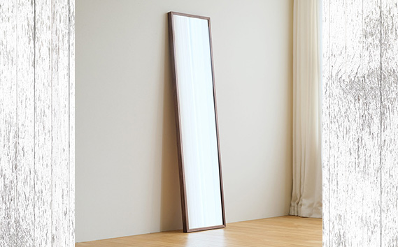 No.635-01 府中市の家具　Mirror SANO　42×168　ウォールナット