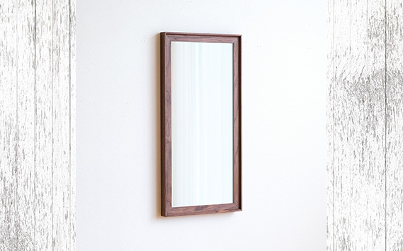 No.621-01 府中市の家具　Mirror VALLE　42×84　ウォールナット