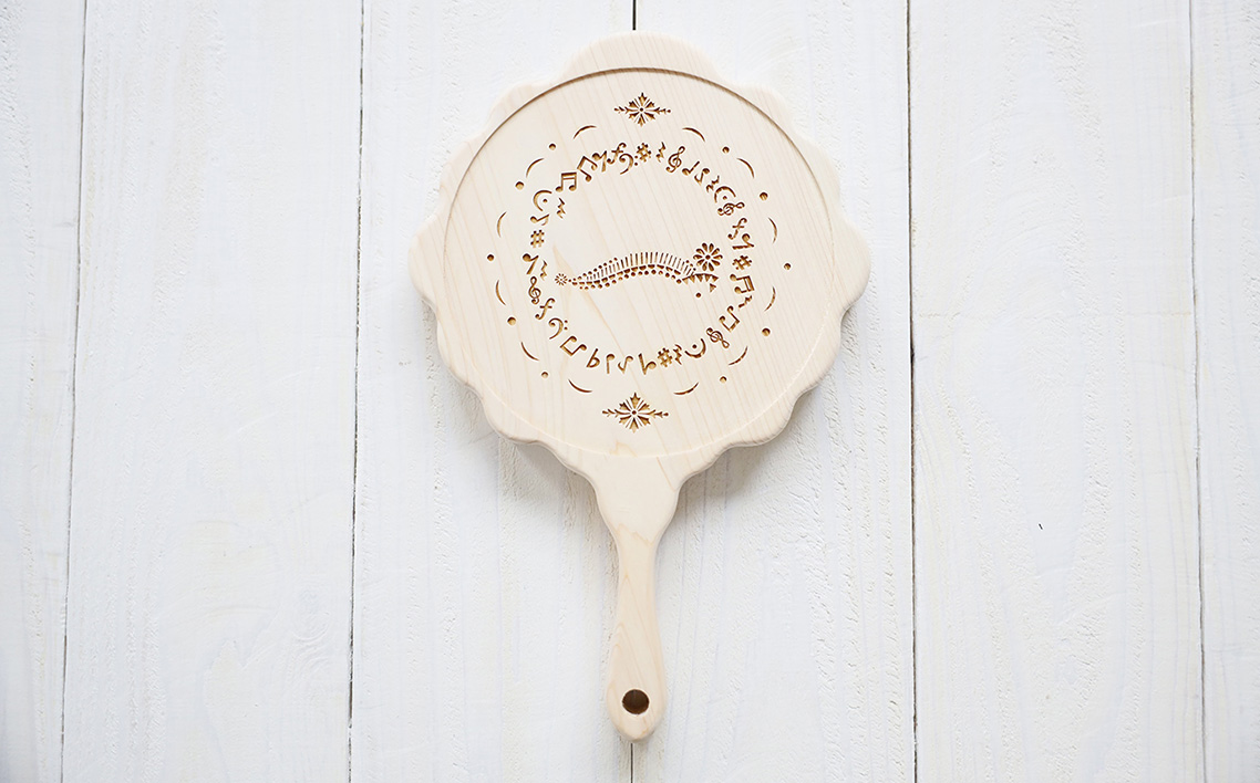 まるで手鏡のような鍋敷き B No.1112