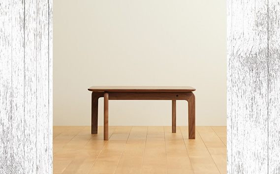 No.642 府中市の家具　LISCIO LowTable 70×70　ウォールナット