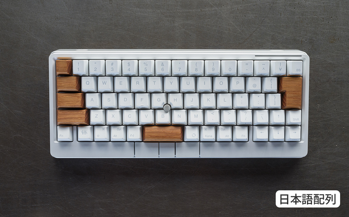 HHKB Studio専用 木製キートップ 日本語配列 オーク ／ HHKB Studio キートップ 木製キーボード オーク 無垢材 キーキャップ 木目 デザイン カスタムキーボード 静音タイピング 打鍵音改善 タイピング快適化 手触り ナチュラル素材 デスク環境 おしゃれガジェット 日本製 精密加工 ハンドメイド 経年変化 広島県 No.1231-02