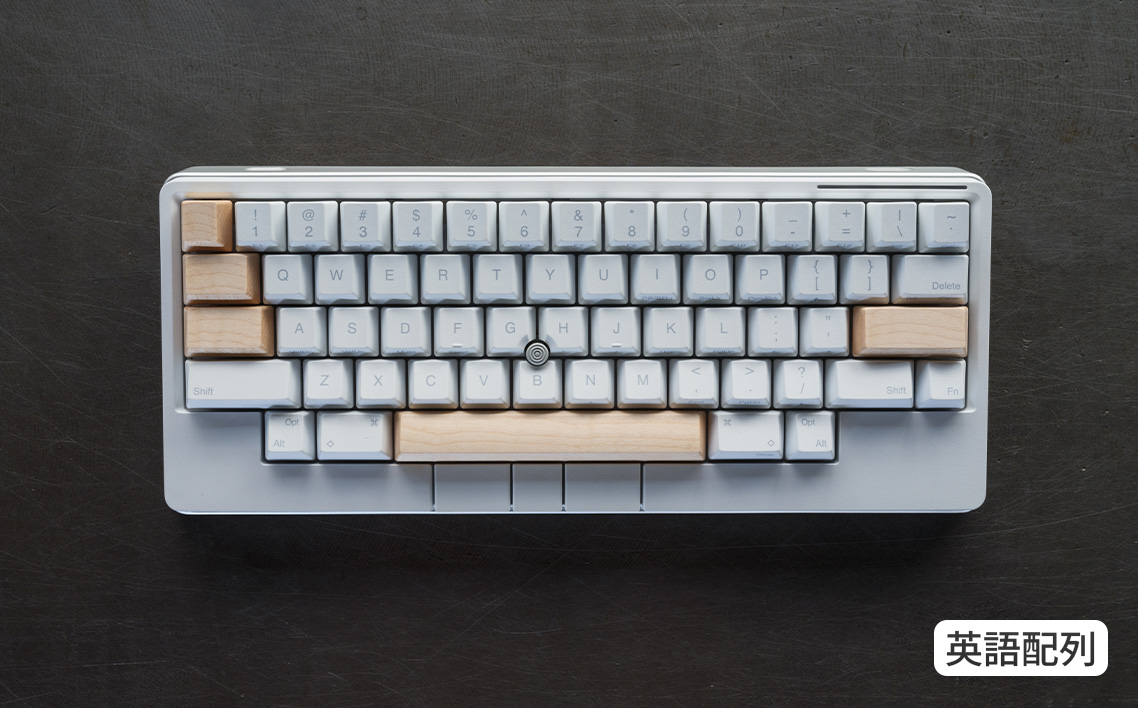 HHKB Studio専用 木製キートップ 英語配列 メープル ／ HHKB Studio キートップ 木製キーボード メープル 無垢材 キーキャップ ナチュラルカラー カスタムキーボード 静音タイピング 打鍵音改善 タイピング快適化 手触り さらさら質感 デスク環境 おしゃれガジェット 日本製 精密加工 ハンドメイド 汚れにくい 広島県 No.1230-01