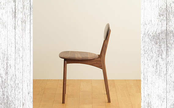 No.625-01 府中市の家具　LISCIO Side Chair　ウォールナット