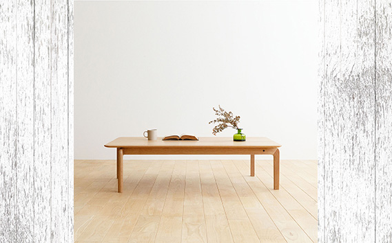 No.663 府中市の家具　LISCIO Low Table 126×70　オーク