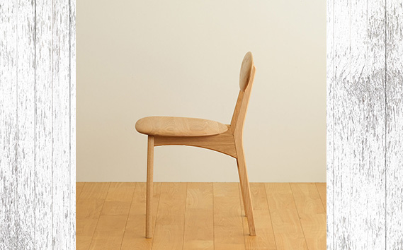 No.625-02 府中市の家具　LISCIO Side Chair　オーク