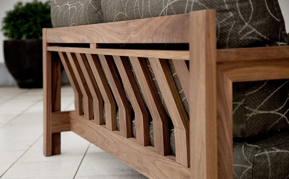 （ウォールナット）AUTHENTICITY FINE SOFA RB GR（グレー） No.777-10