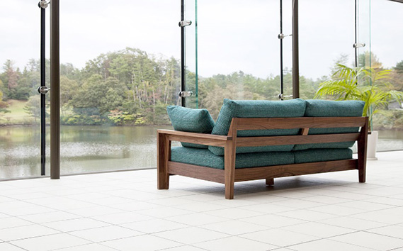 （ブラックチェリー）AUTHENTICITY FINE SOFA RE GR（グレー） No.864-10