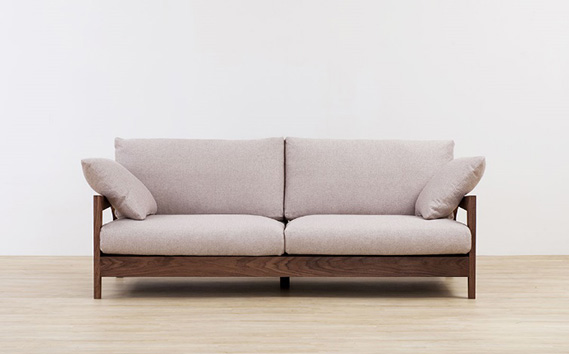 （ブラックチェリー）AUTHENTICITY FINE SOFA RF GR（グレー） No.867-10
