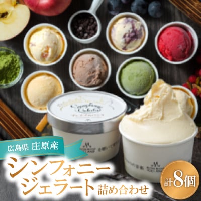 【8個入り】シンフォニージェラート　詰め合わせセット【配送不可地域：離島】【1235037】