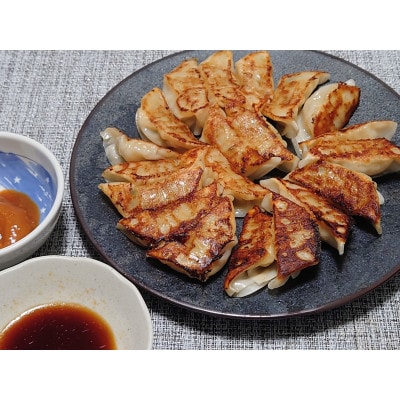 庄原特産　比婆牛・広島菜餃子　計2パック【配送不可地域：離島】【1704471】