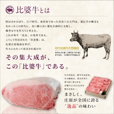 【比婆牛】A5〜A4ランク　ロースステーキ　300g(150g×2枚)【配送不可地域：離島】【1372380】