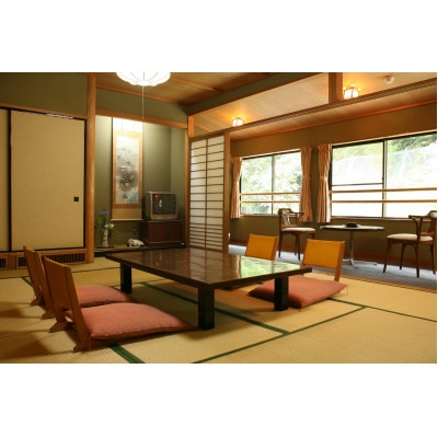 帝釈峡観光ホテル養浩荘ご宿泊券「もみじ橋プラン【平日】1名様 1泊2食(夕・朝)」【1474156】