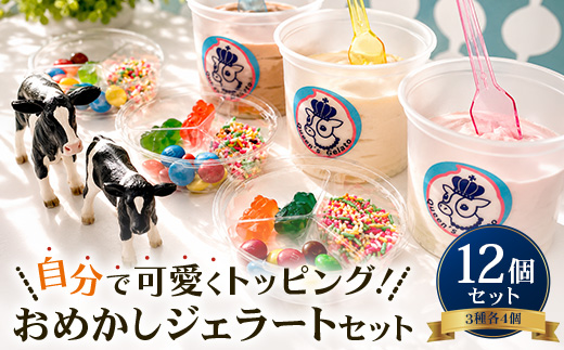 Queen’s Gelato おめかしジェラート 12個セット 100ml×12個 | クイーンファーム クイーンズジェラート ジェラート 贈物 贈答 プレゼント ミルク クイーンミルク いちごミルク ミルクチョコ