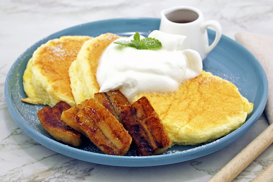 ふわふわもち麦パンケーキ 200g 6個入り セット パンケーキ パンケーキの素 パンケーキミックス 広島 安芸高田市