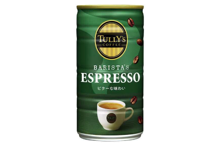 コーヒー タリーズ 缶コーヒー バリスタズ エスプレッソ TULLY'S COFFEE BARISTA'S ESPRESSO 缶 180g 2ケース 飲料類 珈琲 
