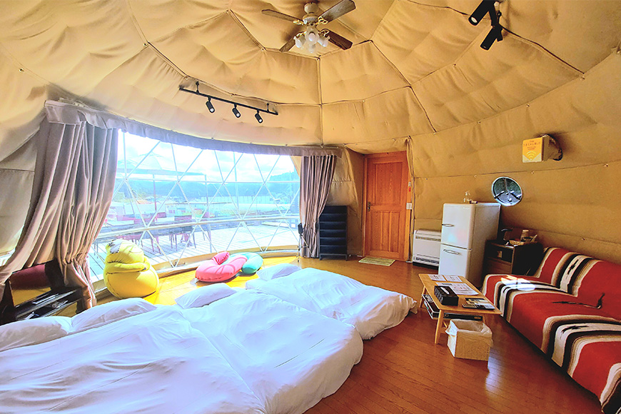 玉重リゾート グランピング施設 たまちゃんドームで使える宿泊ギフト券 10,000円分 宿泊 宿泊券 広島 安芸高田市