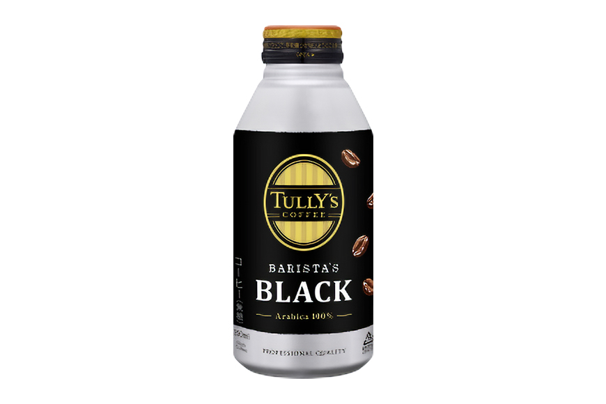 コーヒー タリーズ 定期便 3ヶ月 バリスタズ ブラック 390ml TULLY'S COFFEE BARISTA'S BLACK 飲料 ドリンク 珈琲 3回 お楽しみ 