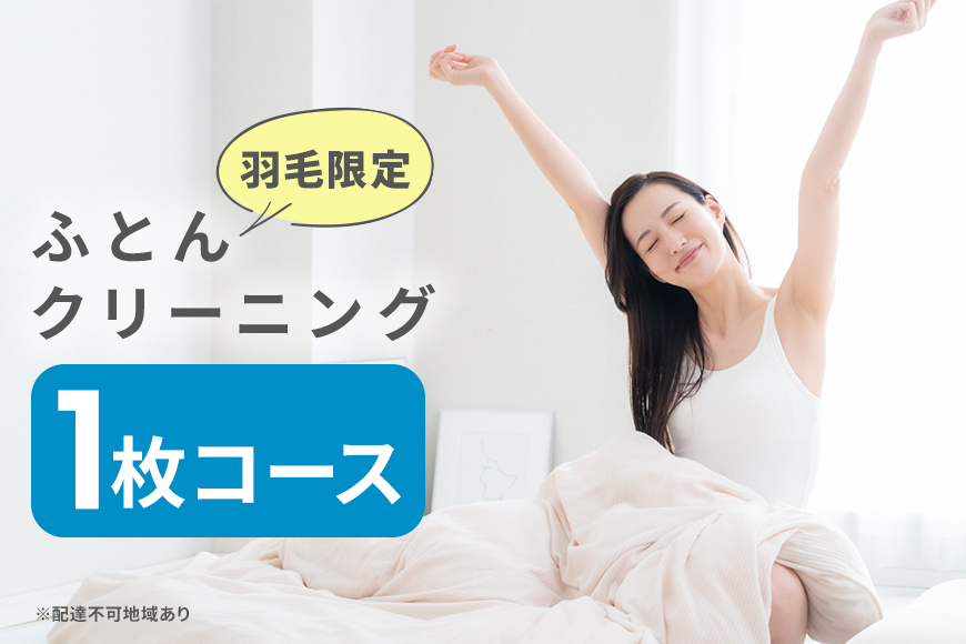 ふとんクリーニング 1枚 （羽毛限定）