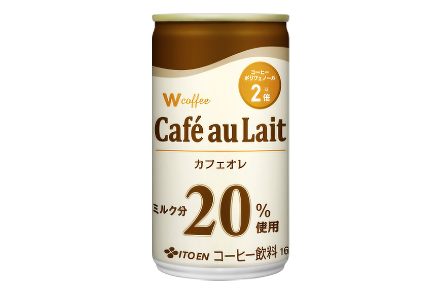 コーヒー 缶 W coffee カフェオレ 缶コーヒー 165g 伊藤園 飲料類 珈琲 