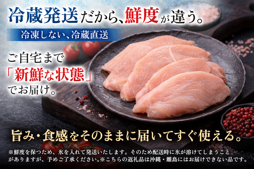 鶏肉 広島熟成どり むね肉 8kg (2kg×4) 配達不可:沖縄・離島 鶏肉 胸肉 鶏むね肉 鶏胸肉 ムネ肉