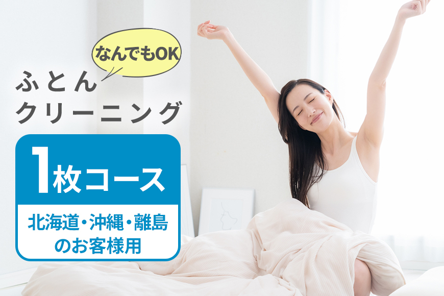 ふとんクリーニング 1枚 （なんでもOK） 北海道・沖縄・離島可