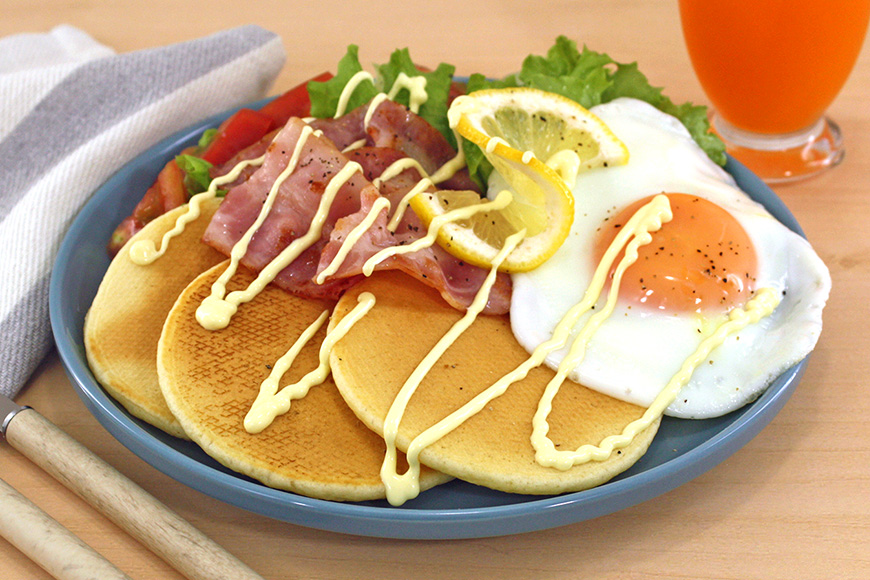 ふわふわもち麦パンケーキ 200g 6個入り セット パンケーキ パンケーキの素 パンケーキミックス 広島 安芸高田市