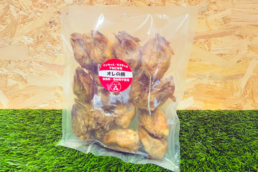 鶏の頭(16個入) 犬 犬用 おやつ 鶏肉 頭 ジャーキー 干肉 干し肉 乾燥肉 国産 広島 安芸高田市