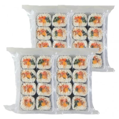 ゴマ油香る!韓国風のり巻き『キンパ』35g×8個×4Pセット【配送不可地域：離島】【1361434】