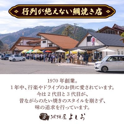 広島で行列の出来るたい焼き屋「よしおのたい焼き」(20個入り)【配送不可地域：離島】【1002652】