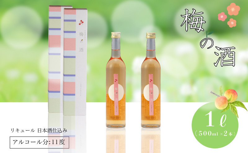 梅の酒 リキュール 500ml × 2本 ( お酒 酒 梅酒 果実酒 日本酒 おすすめ梅酒 梅 青梅 ロック ホット梅酒 下関酒造 プレゼント ギフト 銘酒 贈り物 贈答 家飲み 晩酌 お中元 お歳暮 記念日 父の日 母の日 ) 下関 山口