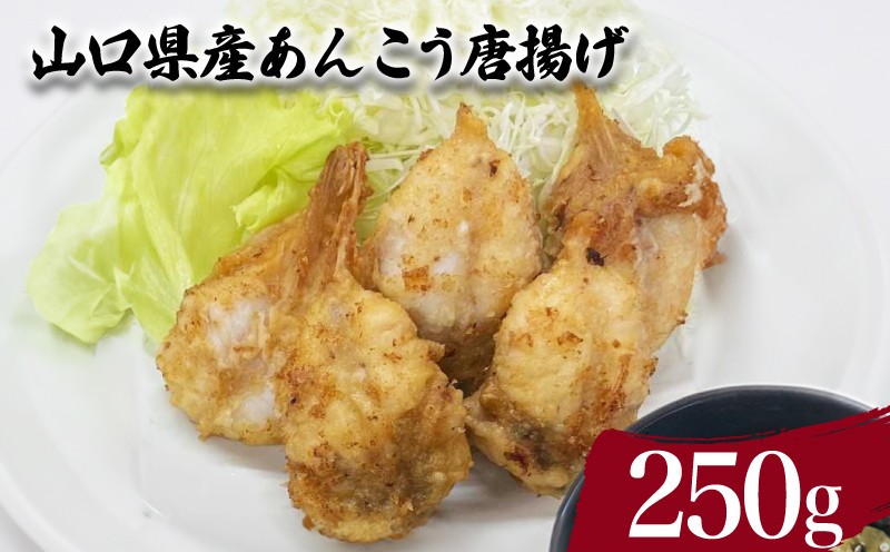 あんこう 唐揚げ 250g ( 鮮魚 魚介 海鮮 鮟鱇 海の幸 加工品 惣菜 お手軽 便利 簡単調理 揚げるだけ おかず ごはんのお供 ご飯 お米 夕食 おやつ おつまみ 酒 ビール 山口県産 ) 下関 山口