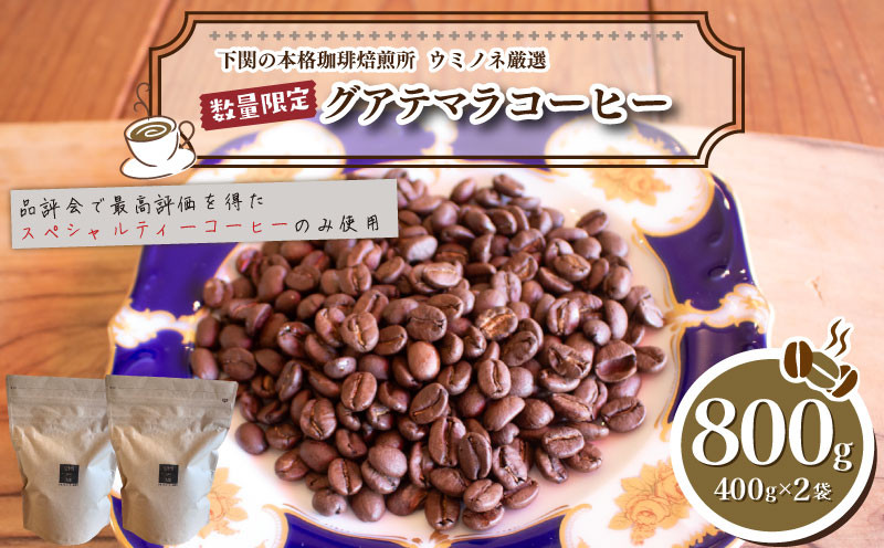 【深煎り】 訳あり コーヒー粉 800g ( 400g × 2袋 ) 数量限定 ハンドドリップ グアテマラ 珈琲 下関 山口